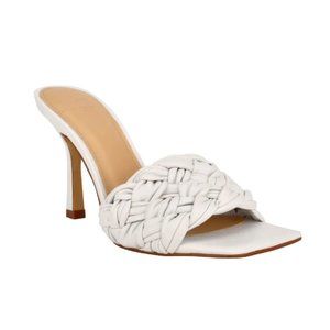 MARC FISHER Draya Braided Sandal White